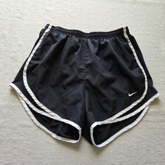 Nike Dri-Fit Tempo Running Shorts Lined Black 716453-010 Womens Small - Picture 1 of 11